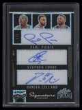 2024 Leaf Metal Signature Series Hodges Rice Bird Lillard Pierce Curry Auto 1/1