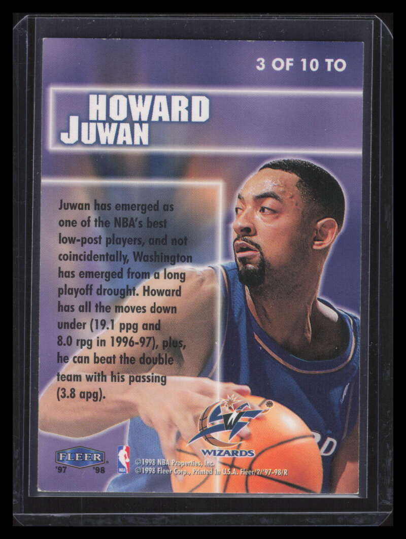 1997-98 Fleer Total O 3 Juwan Howard