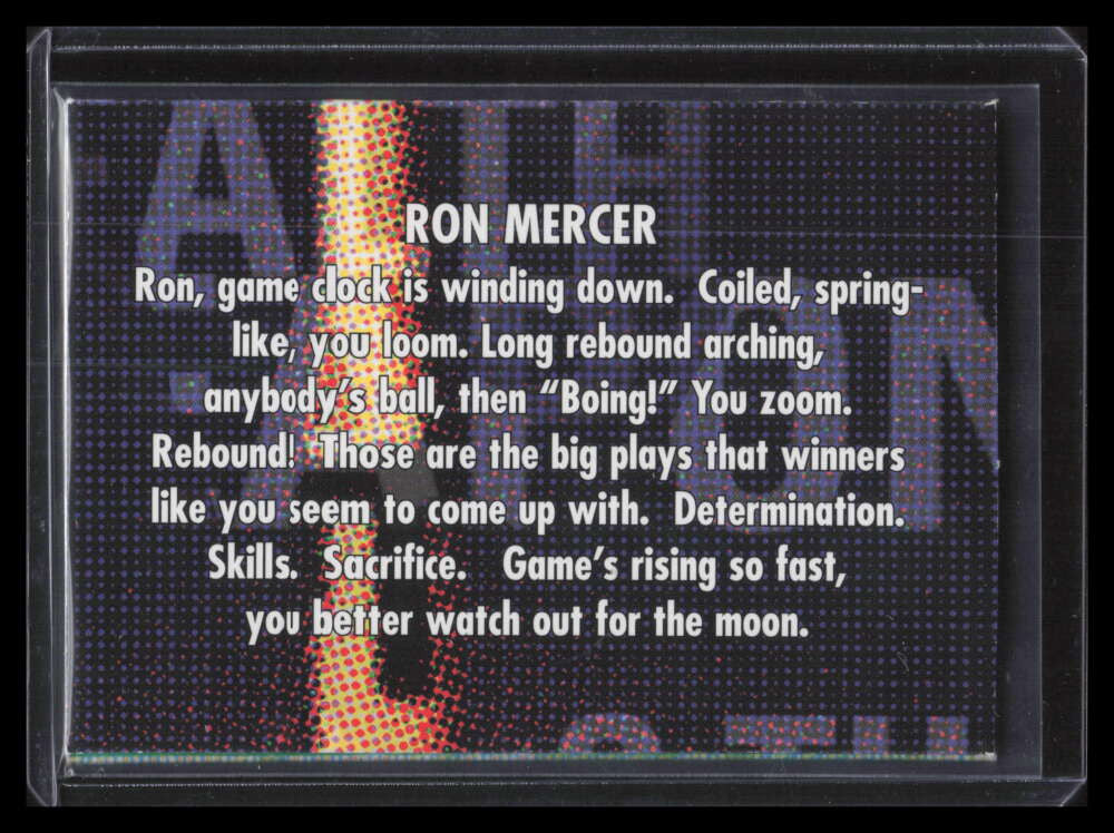 1998-99 SkyBox Thunder Flight School 12 Ron Mercer