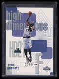 DELETE 173634 1997-98 Upper Deck High Dimensions hd21 Kevin Garnett 789/2000