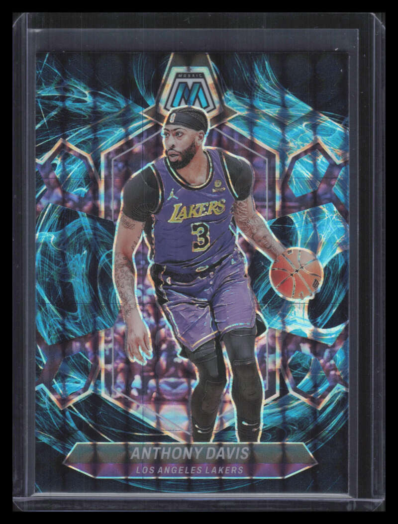 SOLD 173646 2023-24 Panini Mosaic Mosaic Genesis Refractor 73 Anthony Davis