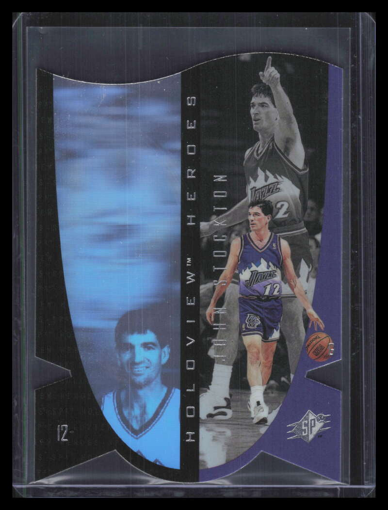1997 SPx Holoview Heroes h20 John Stockton
