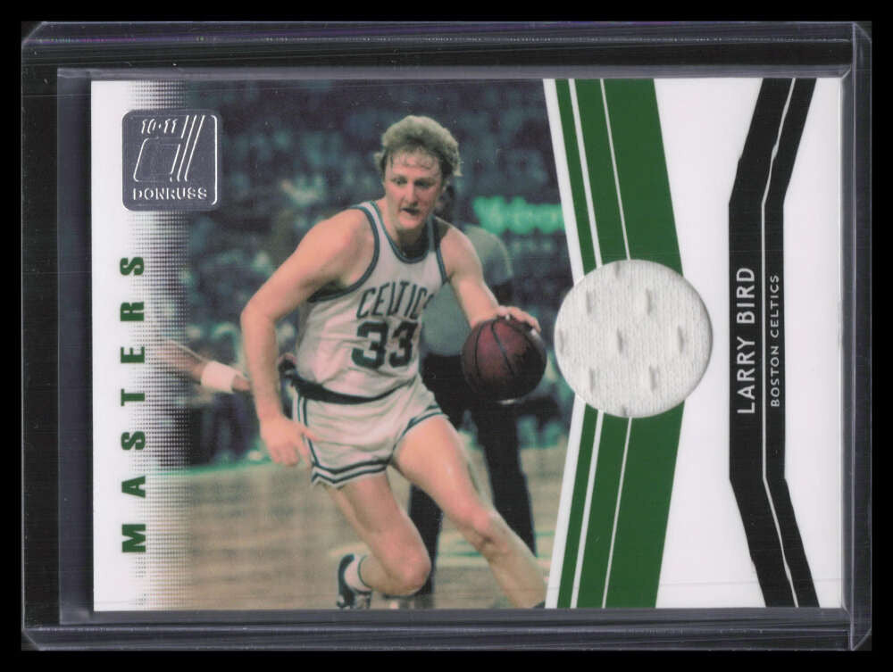 2010-11 Donruss Masters Materials 2 Larry Bird Jersey 113/299