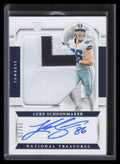2023 Panini National Treasures Silver 20 Luke Schoonmaker Rookie Patch Auto 9/25