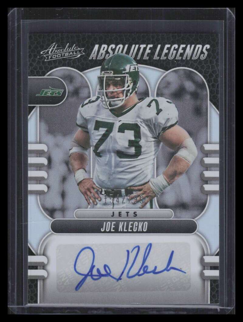 2023 Absolute Absolute Legends Signatures 9 Joe Klecko Auto 154/199