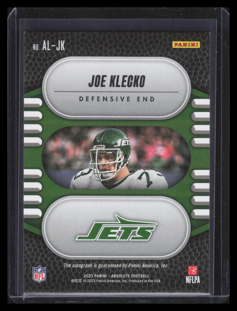 2023 Absolute Absolute Legends Signatures 9 Joe Klecko Auto 154/199