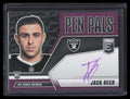 2025 Elite Pen Pals Purple Ink 18 Jack Bech Rookie Auto