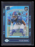 2024 Donruss Optic Rated Rookies Autograph Black Pandora Tyler Nubin RC Auto /25