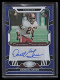 SOLD 173784 2023 Certified Canton Certified Signatures Blue Etch 18 Darrell Green Auto 1/20