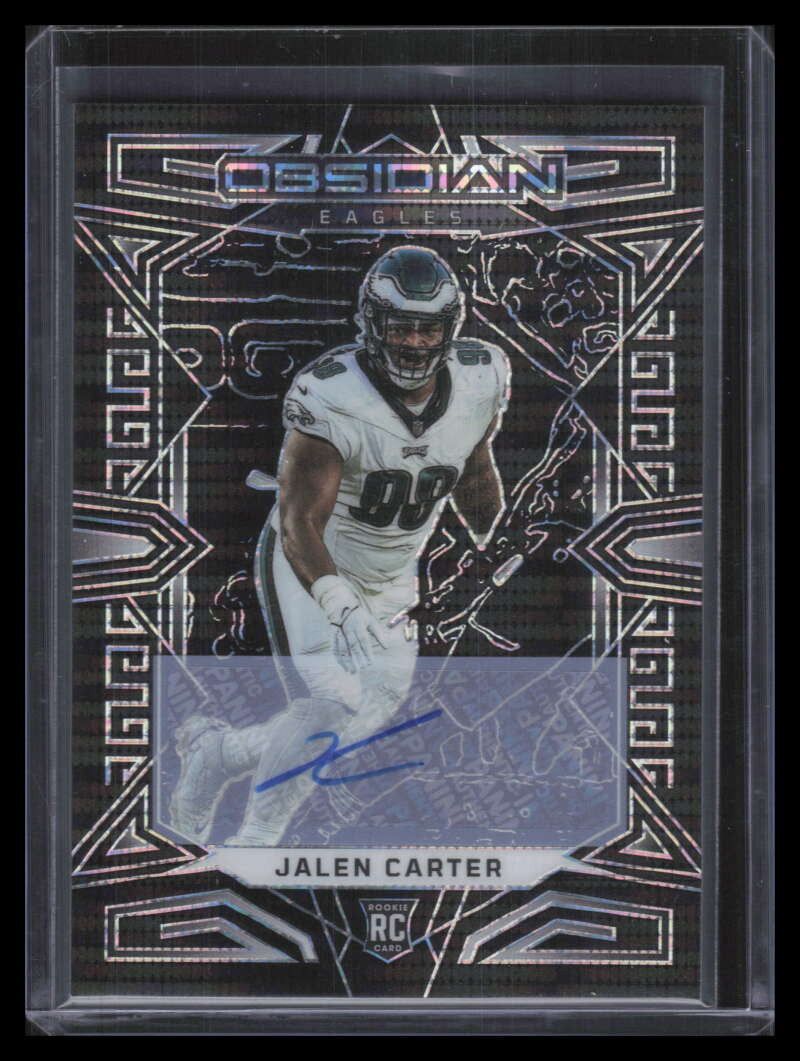 2023 Panini Obsidian Asia Signatures 179 Jalen Carter Rookie Auto