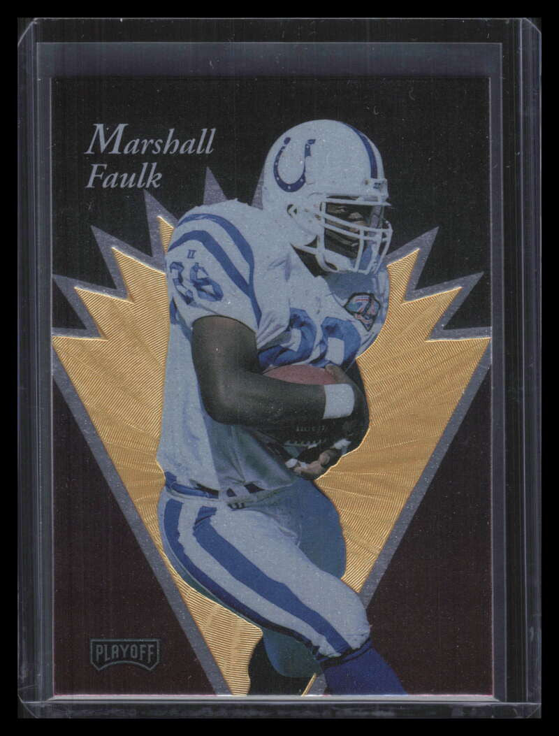 1995 Playoff Super Bowl XXIX Card Show 1 Marshall Faulk /3000 156148