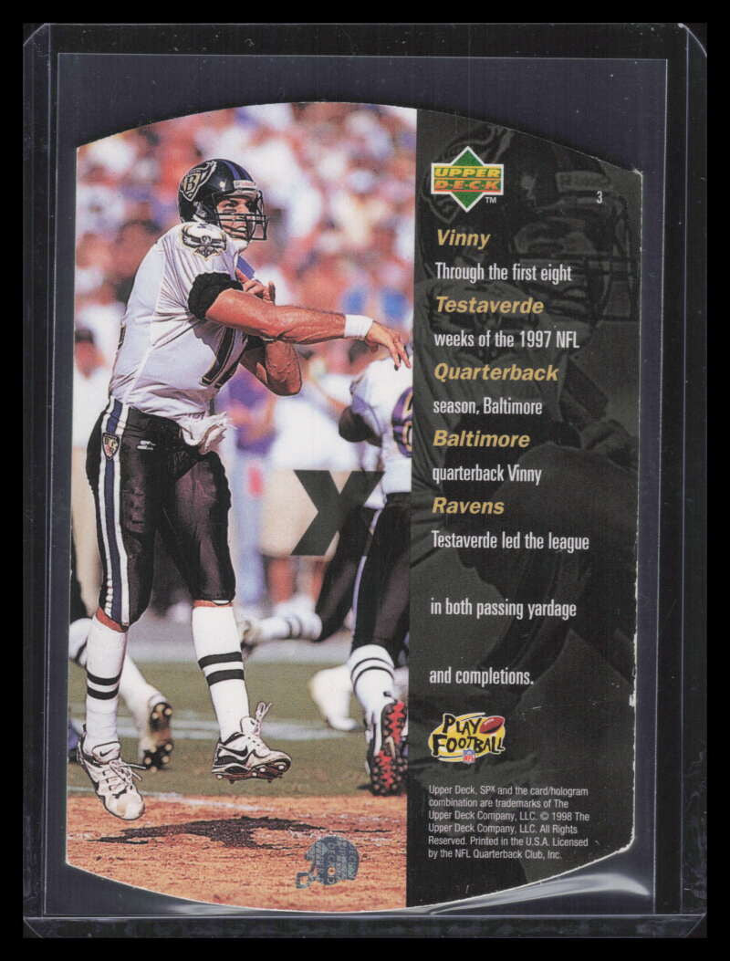1998 SPx Gold 3 Vinny Testaverde