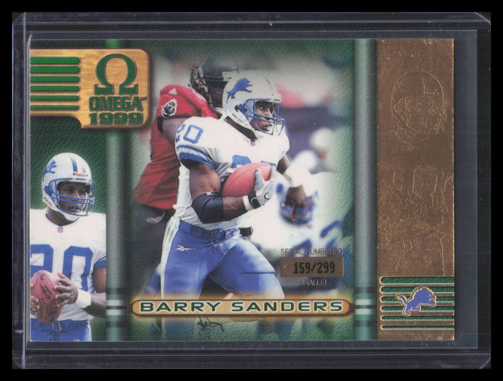DELETE 173906 1999 Pacific Omega Gold 89 Barry Sanders 159/299