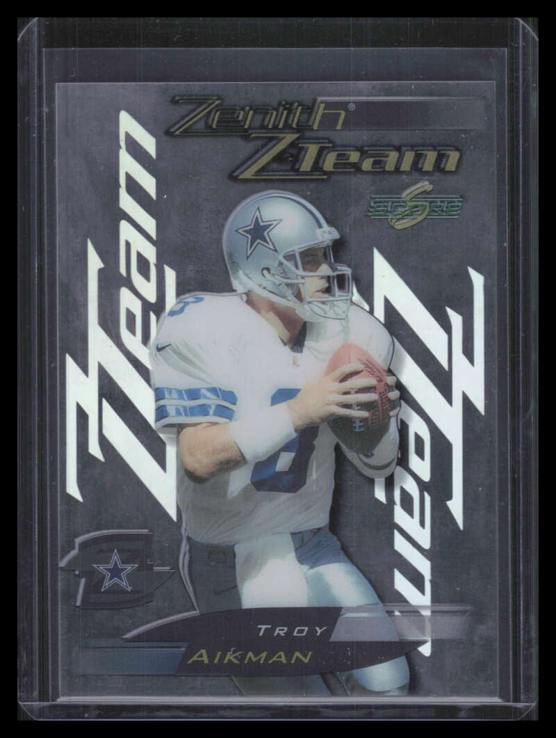 SOLD 173922 1999 Score Supplemental Zenith Z-Team 7 Troy Aikman 57/100