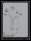 1997 Pinnacle Epix Printing Plate Yellow Back e2 Troy Aikman 1/1