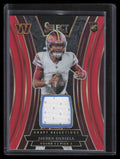 2024 Select Draft Selections Memorabilia Prizm Red 2 Jayden Daniels RC Jersey