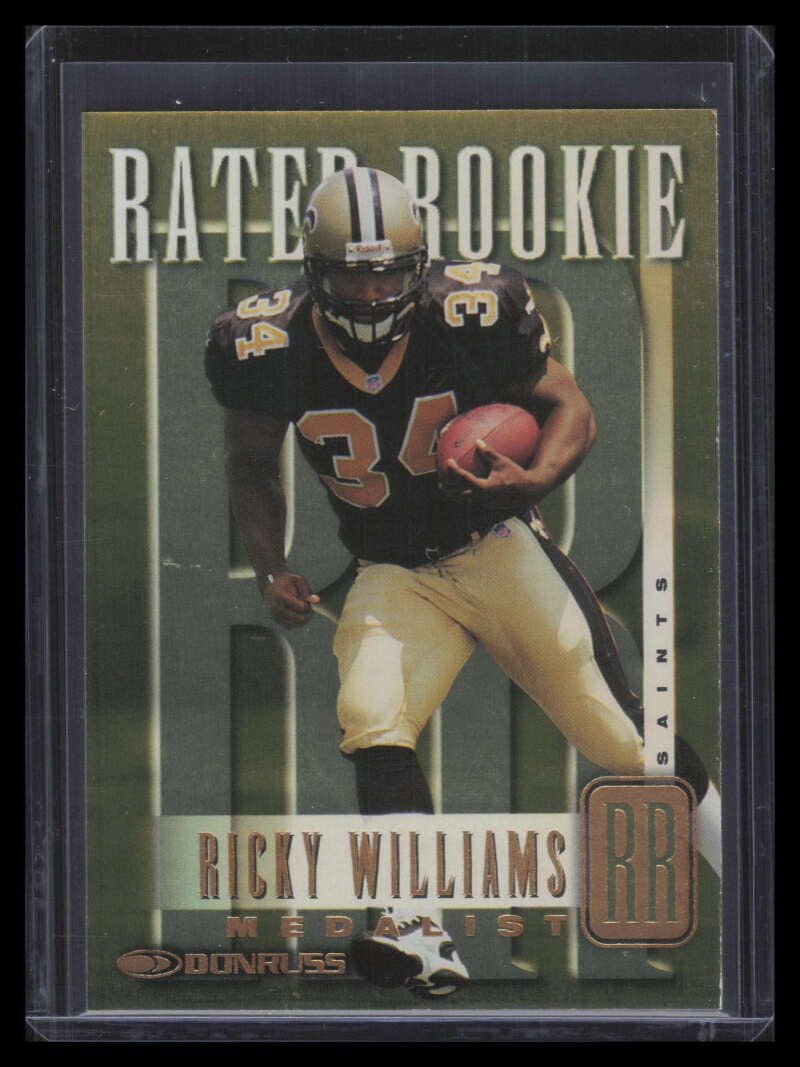 1999 Donruss Rated Rookies Medalist rr3 Ricky Williams Rookie 47/250