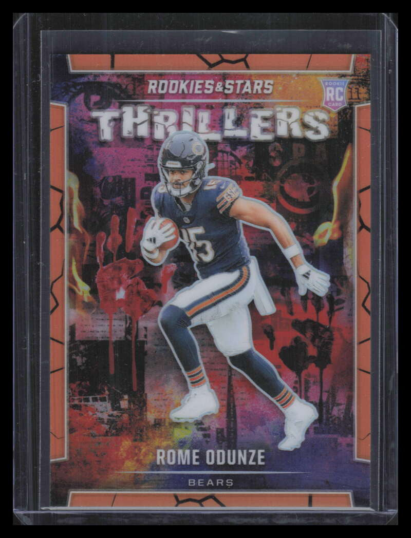 2024 Rookies and Stars Thrillers Orange 16 Rome Odunze Rookie 23/25