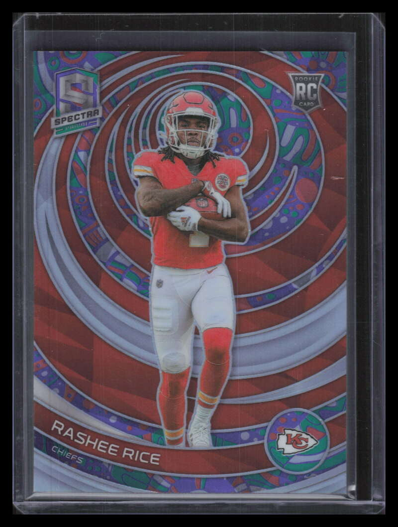 2023 Panini Spectra Psychedelic 148 Rashee Rice Rookie 5/5
