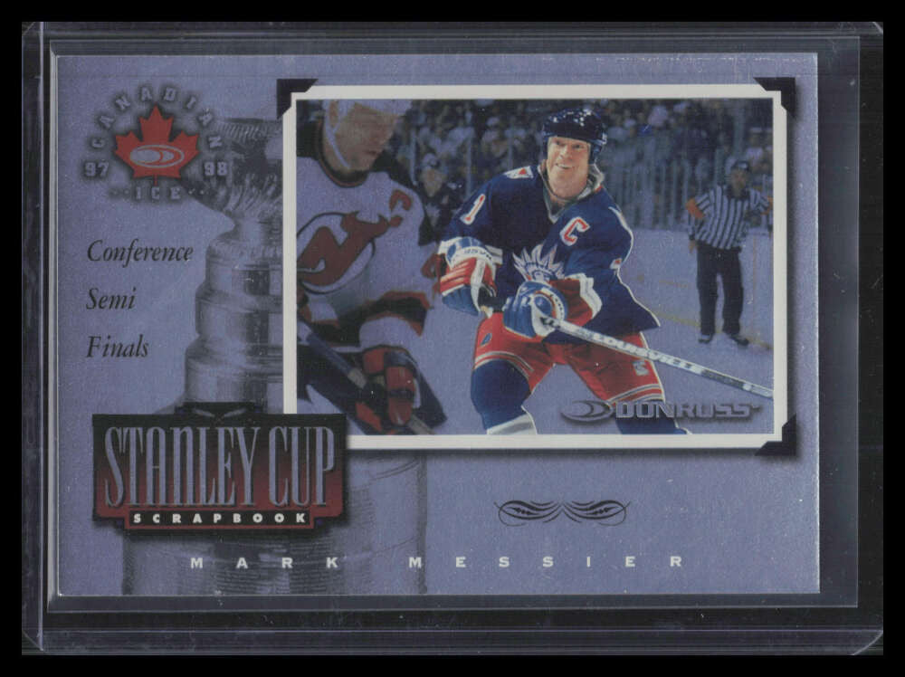 1997-98 Donruss Canadian Ice Stanley Cup Scrapbook 23 Mark Messier CS 397/1500