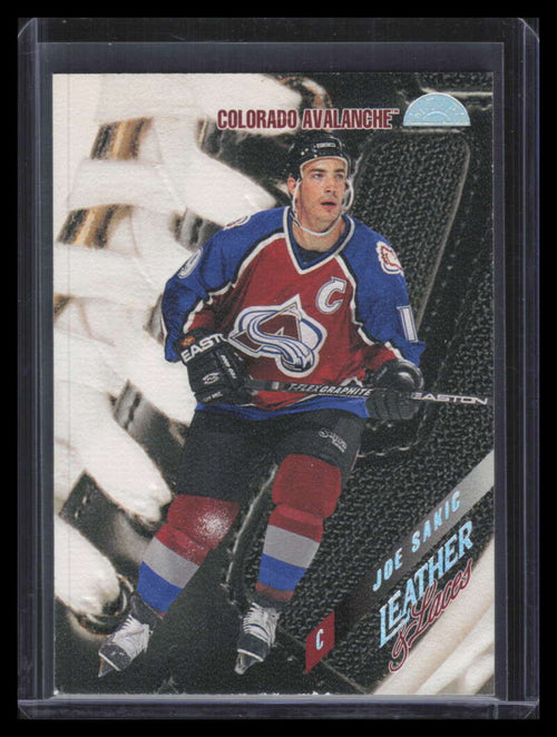 1996-97 Leaf Leather and Laces 1 Joe Sakic 745/5000