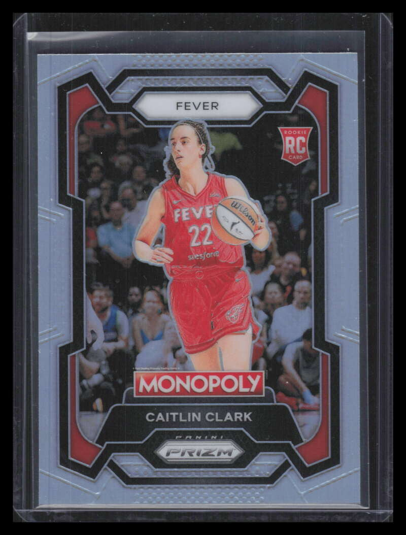 2024 Panini Prizm Monopoly WNBA Prizms Silver Refractor 65 Caitlin Clark Rookie