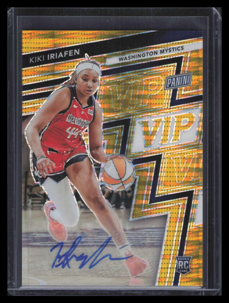 2025 Panini National Convention VIP Gold Autographs rc4 Kiki Iriafen RC Auto /10