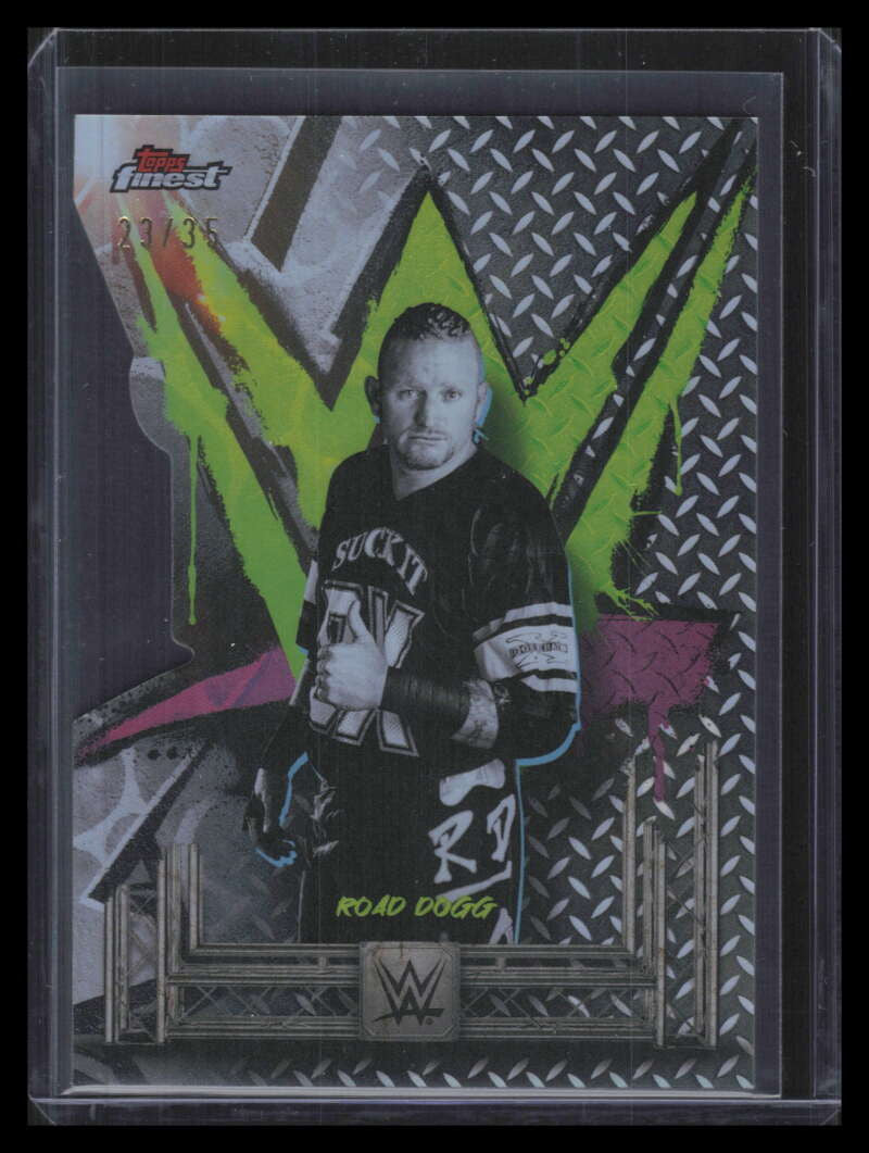 2025 Finest WWE Die-Cut Refractor 115 Road Dogg U 23/35 Uncommon