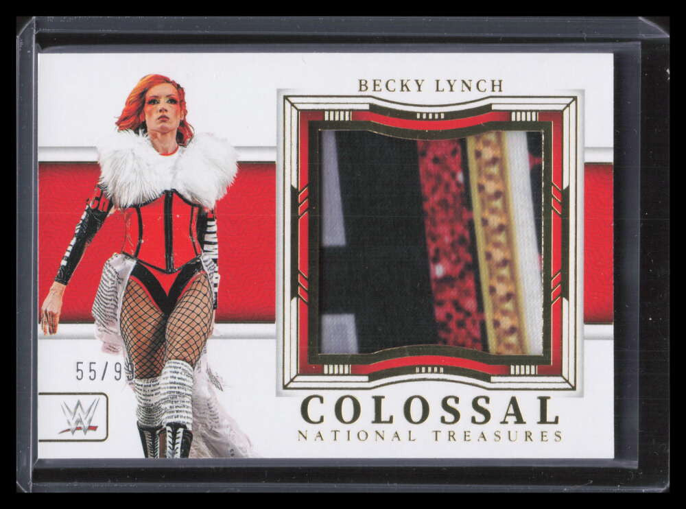 2024 Panini National Treasures Colossal Materials Becky Lynch Jumbo Patch 55/99