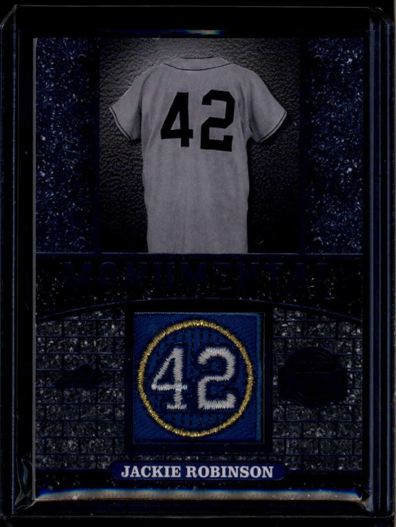 2024 Leaf A Bronx Legacy Monumental Spectrum Black Jackie Robinson Patch 2/3