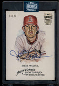 SOLD 174314 2024 Topps Archives Signature Series Retired Jered Weaver Auto 3/42 2008 Ginter