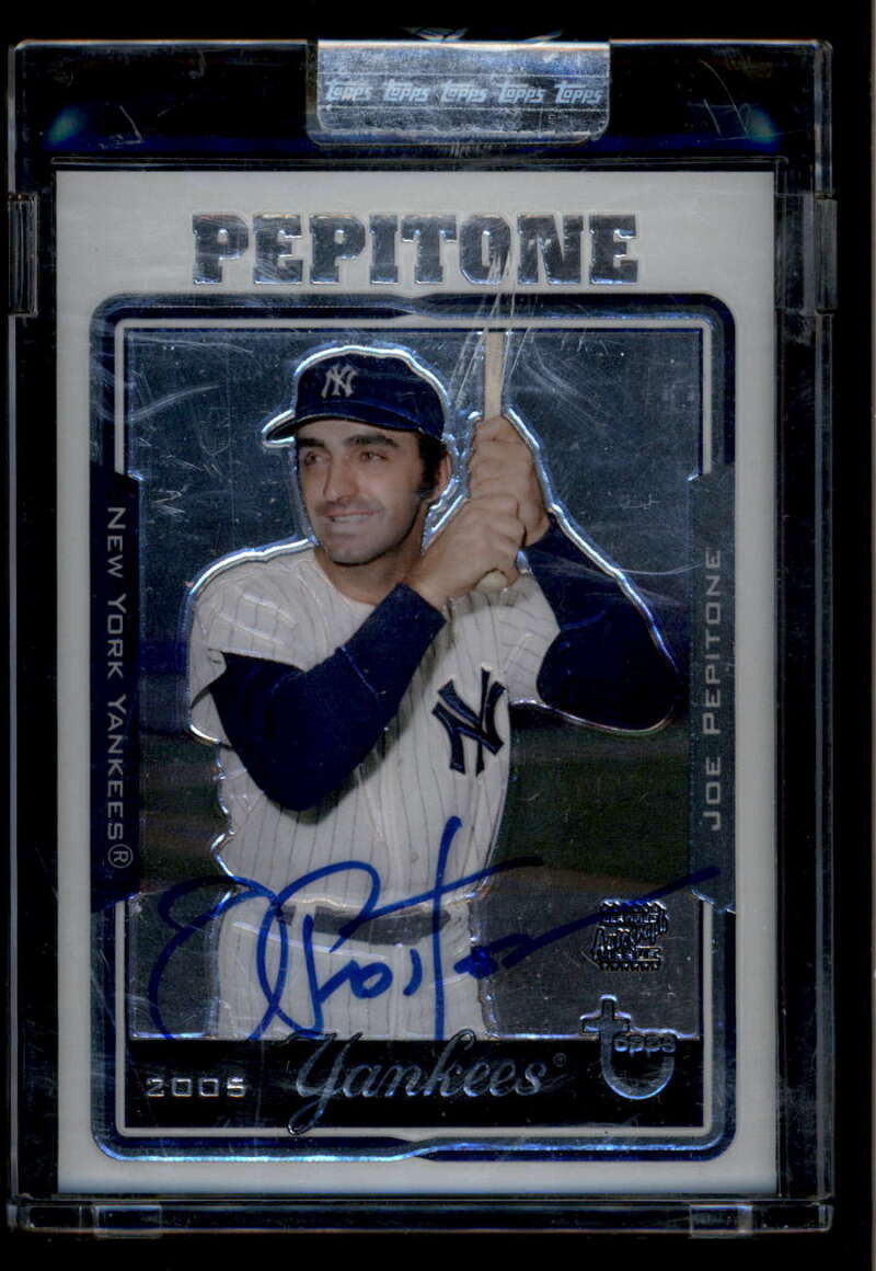 2005 Topps Retired Signature Autographs JP Joe Pepitone Auto
