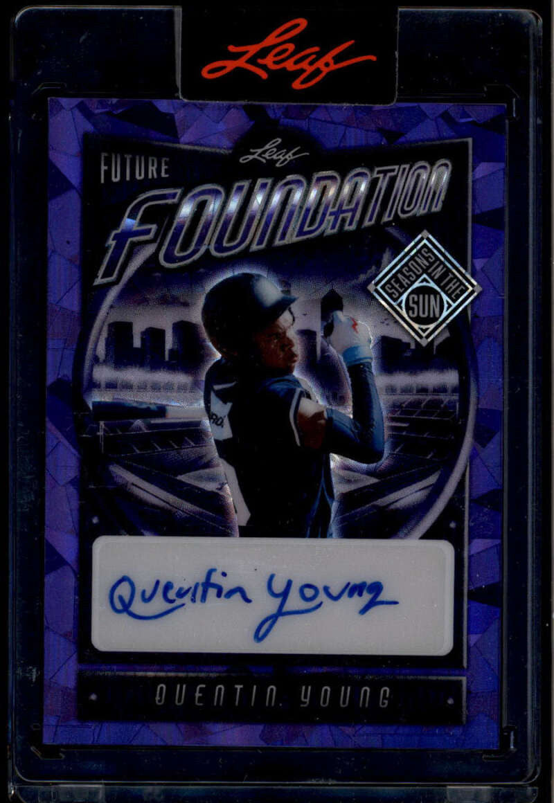 2025 Leaf Seasons in the Sun Future Foundation Crystals Quentin Young RC Auto /5