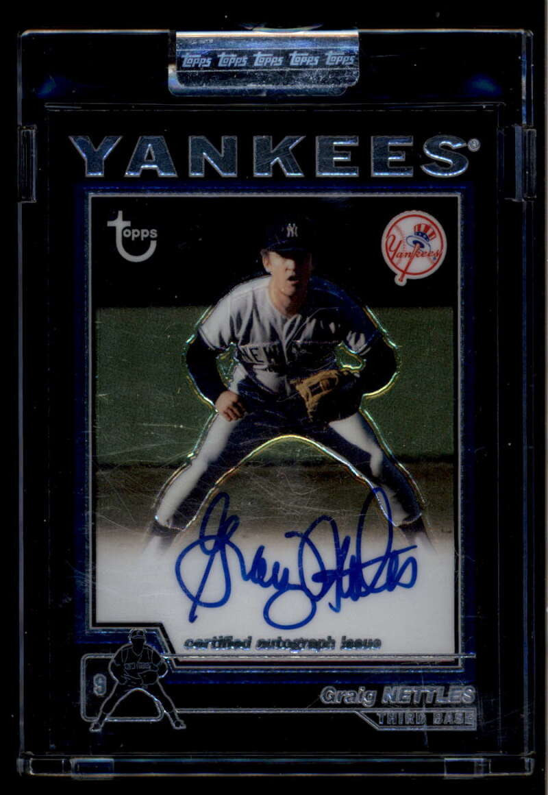 2004 Topps Retired Signature Autographs GN Graig Nettles Auto