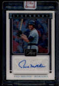 2022 Panini Three and Two Legendary Signatures Silver 12 Paul Molitor Auto 6/15