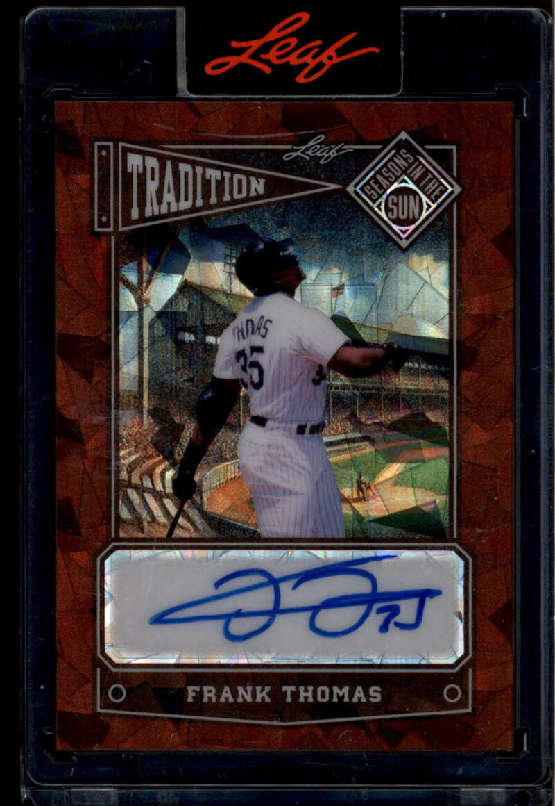2025 Leaf Seasons in the Sun Tradition Crystal Bronze Frank Thomas Auto 17/30