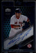 2020 Topps Chrome Black Autographs Green Refractor Nomar Garciaparra Auto 47/99