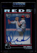 2004 Topps Retired Signature Autographs Refractor RD Rob Dibble Auto 7/25