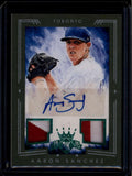2015 Diamond Kings DK Signature Materials 201 Aaron Sanchez Dual Patch Auto 2/5