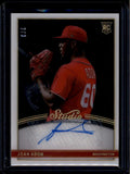 2022 Panini Chronicles Studio Black Signatures Holo Gold Joan Adon RC Auto 2/3