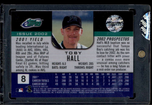2002 eTopps 8 Toby Hall /2000