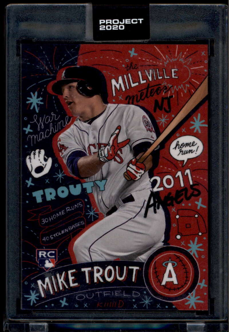 DELETE 174496 2020 Topps Project 2020 142 Mike Trout Sophia /14821
