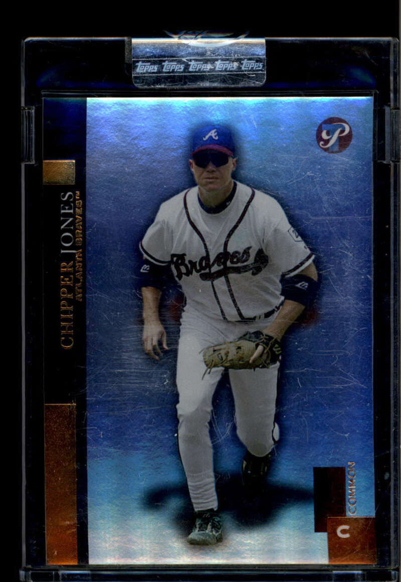 SOLD 174498 2005 Topps Pristine Uncirculated Bronze 54 Chipper Jones 263/375 Common