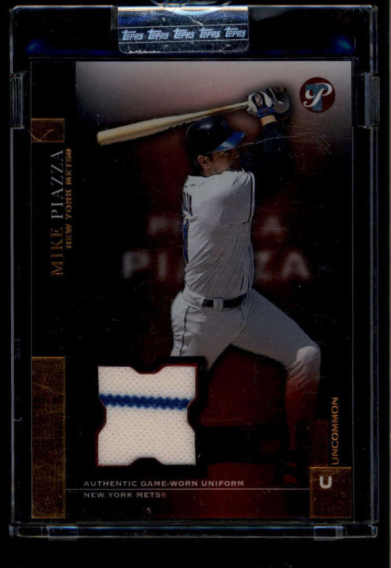 SOLD 174525 2005 Topps Pristine Uncirculated Bronze 180 Mike Piazza Jersey 16/100 Uncommon