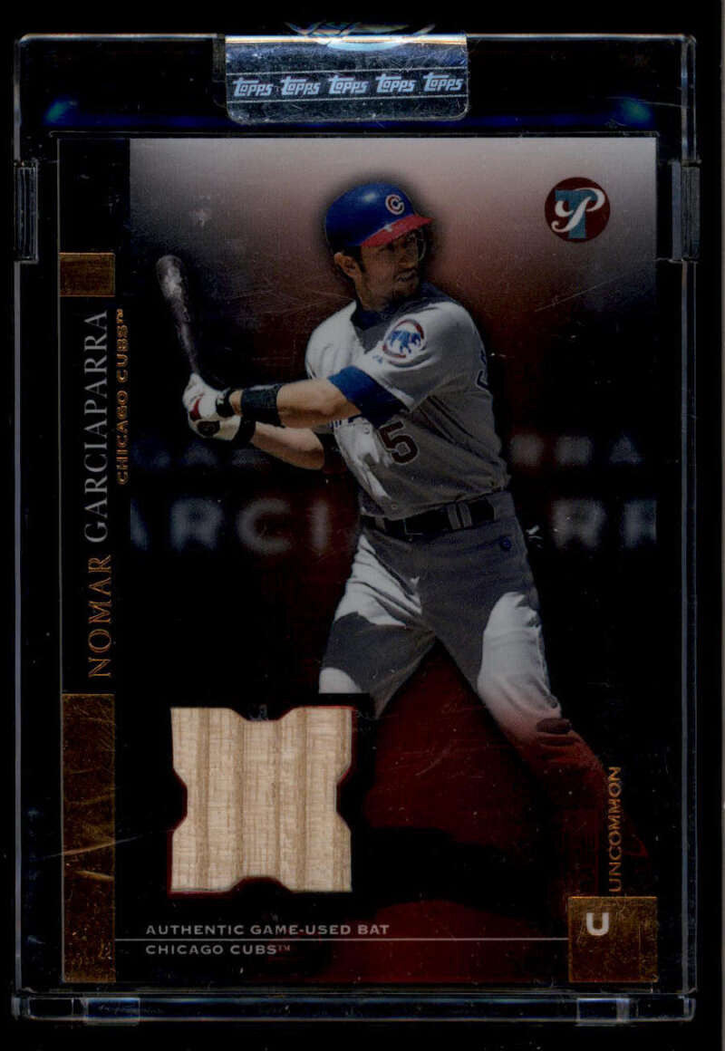 SOLD 174526 2005 Topps Pristine Uncirculated Bronze Nomar Garciaparra Bat 50/100 Uncommon