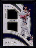 2022 Immaculate Collection Materials Batting Gloves Kyle Tucker Dual Patch 10/10