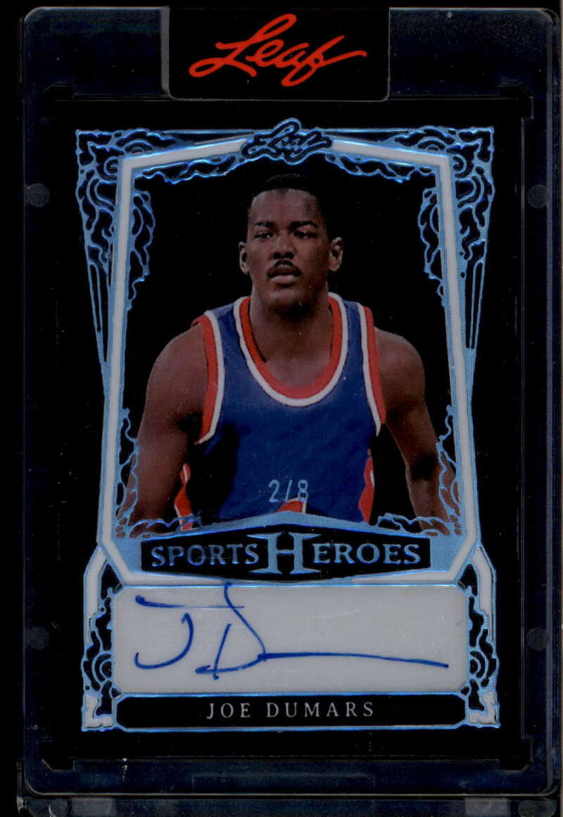 2025 Leaf Metal Sports Heroes Platinum bajd2 Joe Dumars Auto 2/8