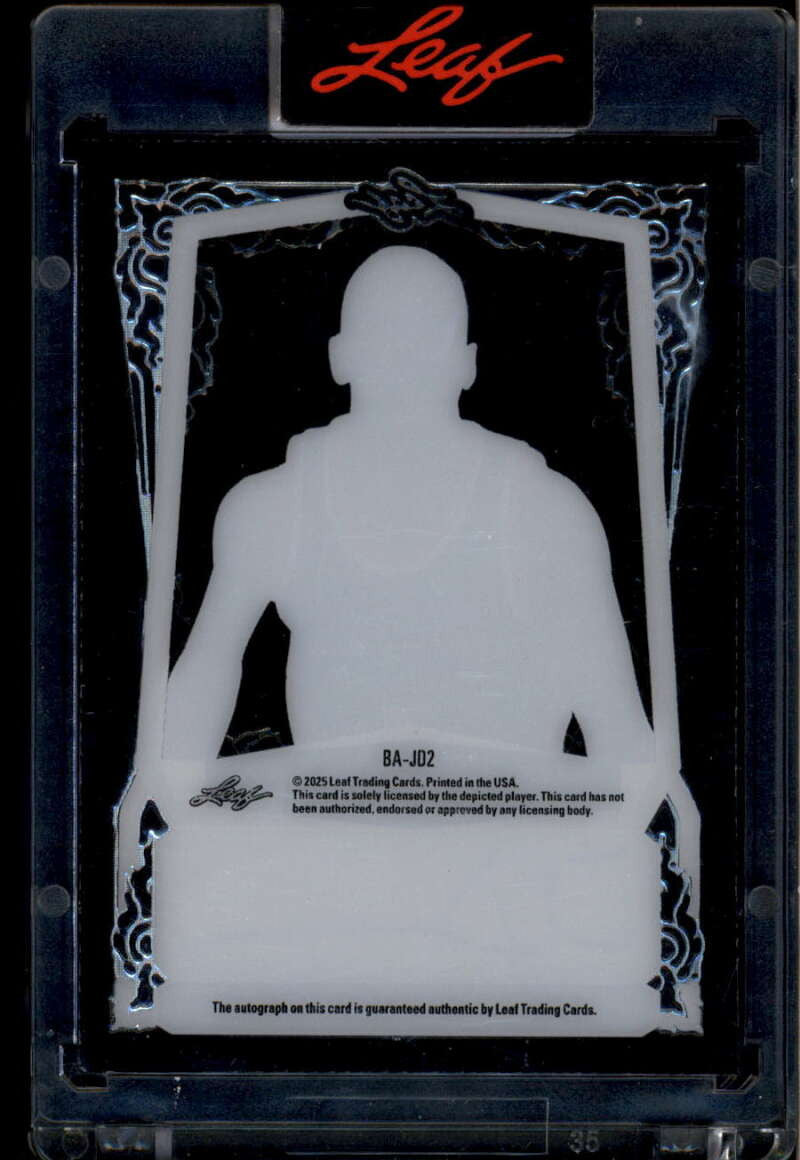 2025 Leaf Metal Sports Heroes Platinum bajd2 Joe Dumars Auto 2/8