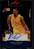 2022 Leaf Pro Set Navy Blue psara1 Ron Artest Metta World Peace Auto 5/7