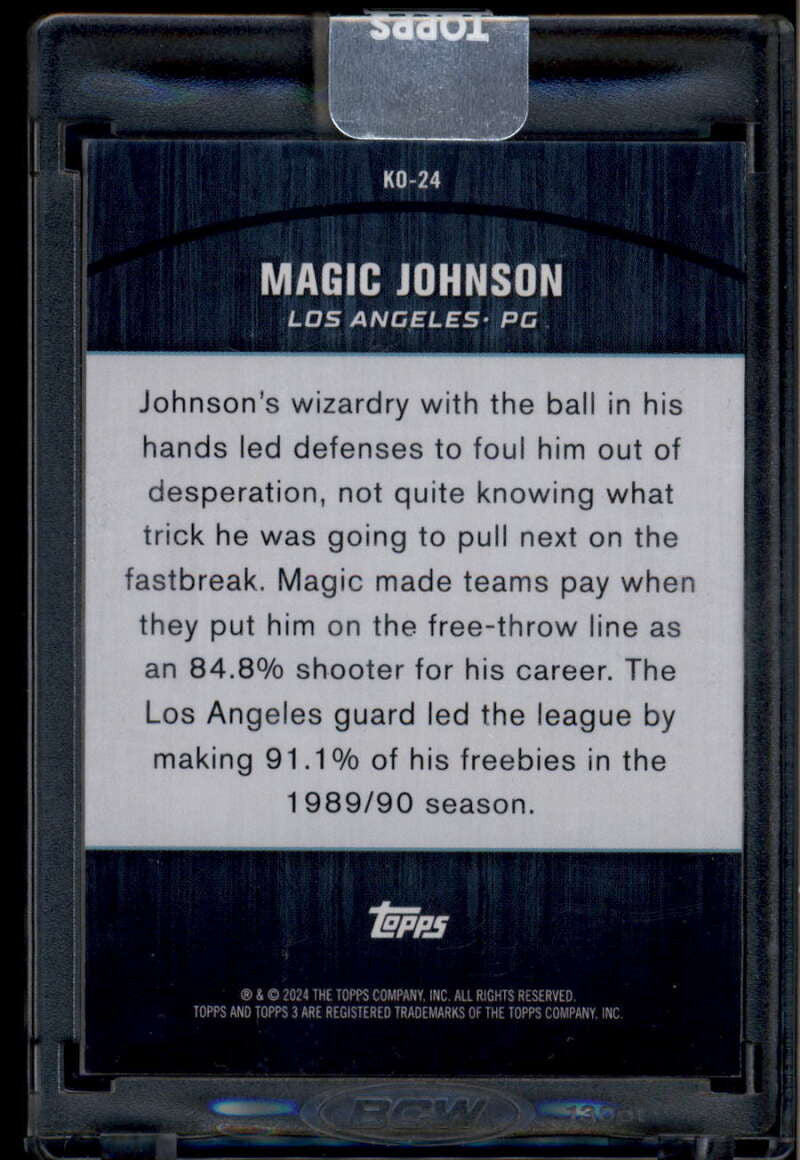 2023-24 Topps 3 Knockout ko24 Magic Johnson 35/49